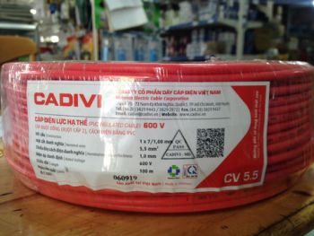 Dây cáp CADIVI CV-5.5