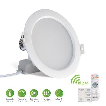 Đèn LED âm trần Downlight 110/9W (Điều khiển bằng Remote)